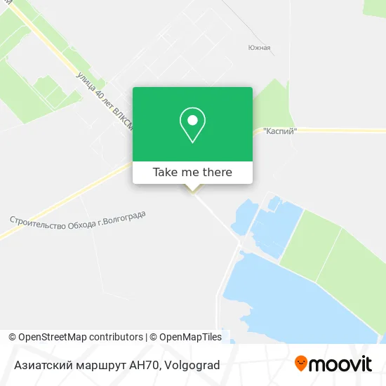 Азиатский маршрут АН70 map