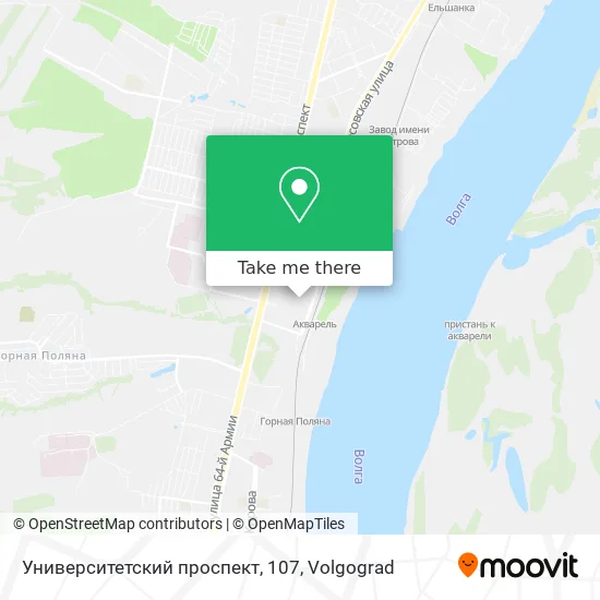 Университетский проспект, 107 map