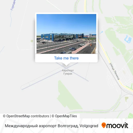 Международный аэропорт Волгоград map