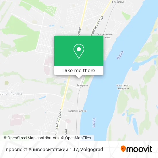 проспект Университетский 107 map