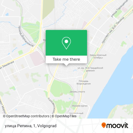 улица Репина, 1 map