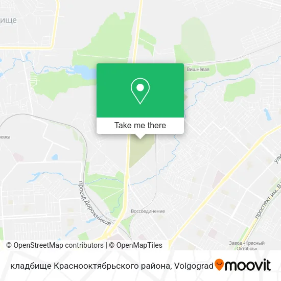 кладбище Краснооктябрьского района map
