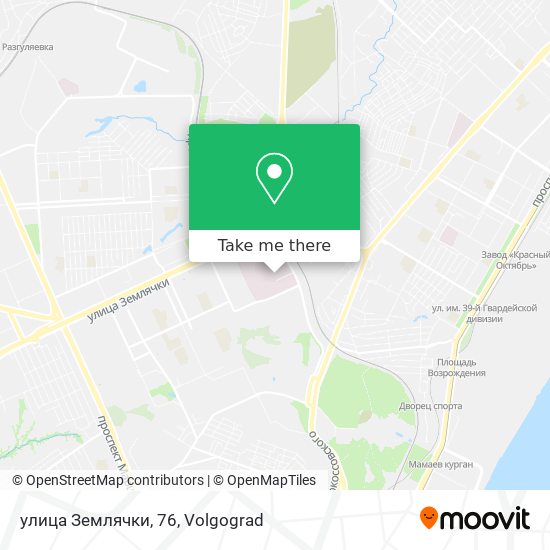 улица Землячки, 76 map