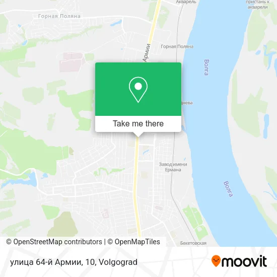 улица 64-й Армии, 10 map