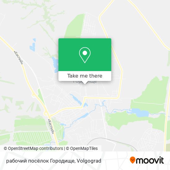 рабочий посёлок Городище map