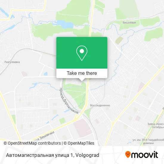 Автомагистральная улица 1 map