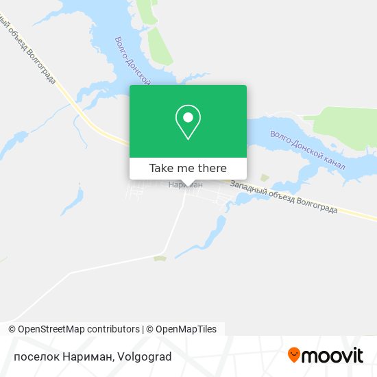 поселок Нариман map