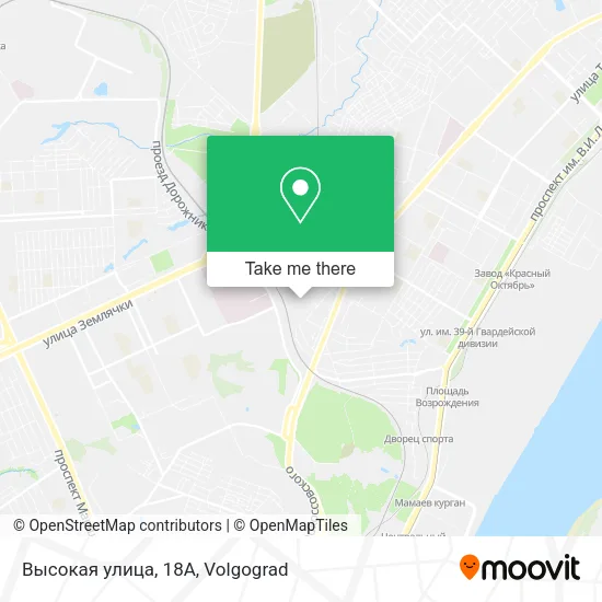 Высокая улица, 18А map
