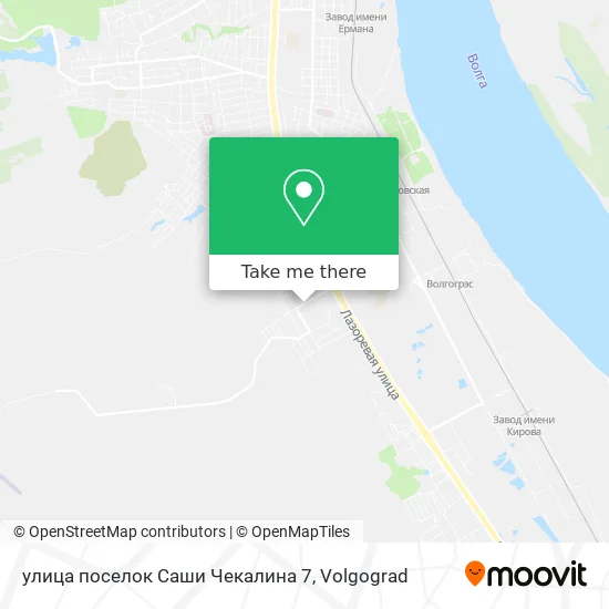 улица поселок Саши Чекалина 7 map