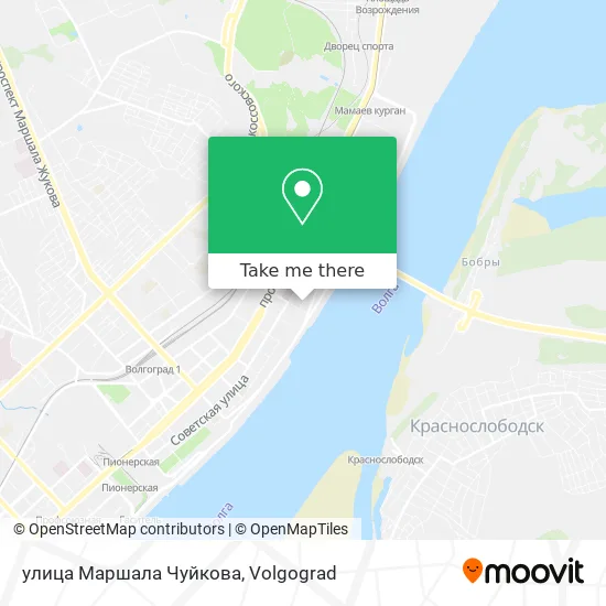 улица Маршала Чуйкова map