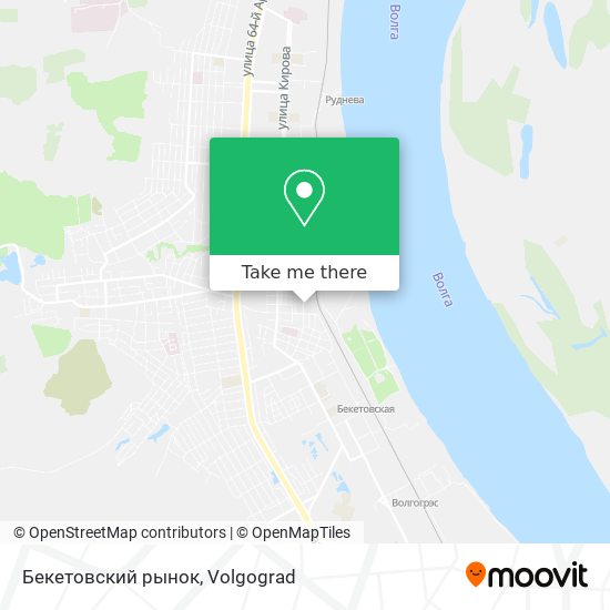 Бекетовский рынок map