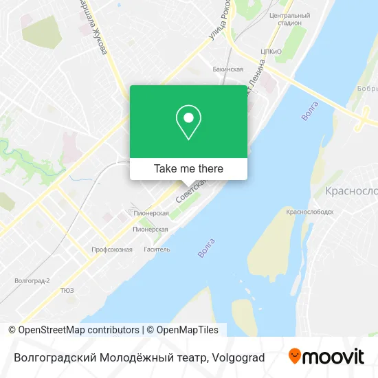 Волгоградский Молодёжный театр map