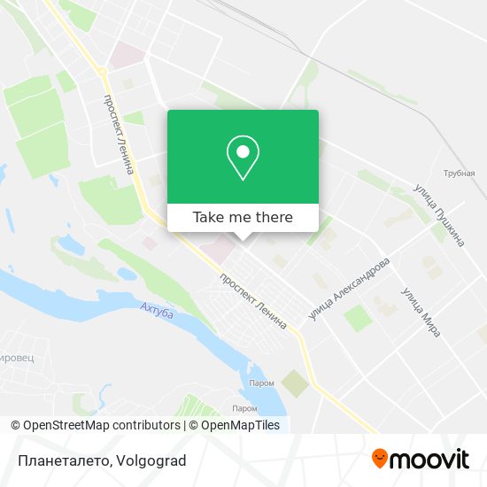 Планеталето map