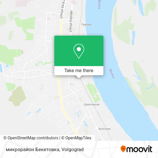 микрорайон Бекетовка map