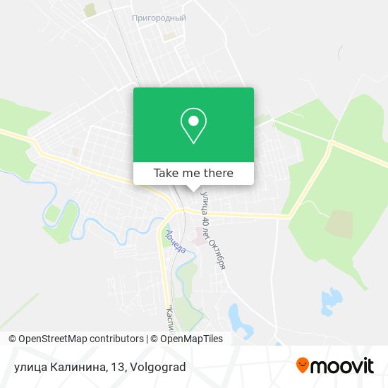 улица Калинина, 13 map