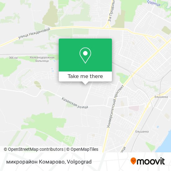 микрорайон Комарово map
