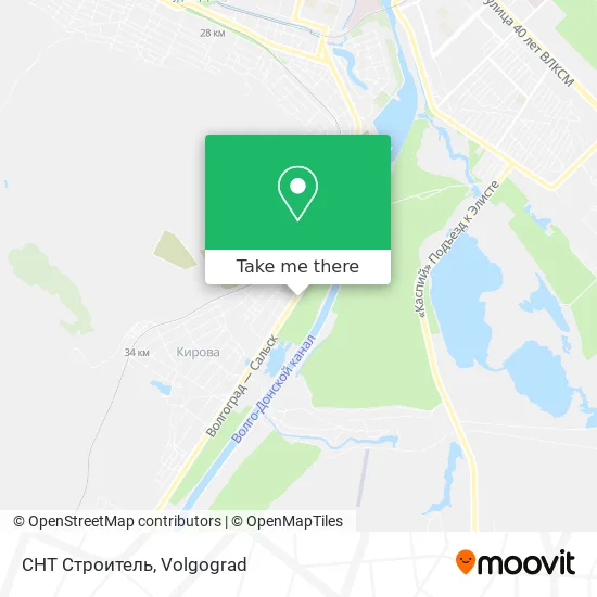 СНТ Строитель map
