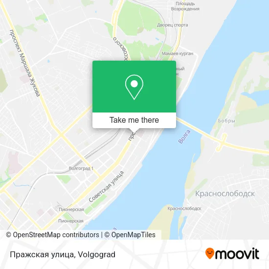 Пражская улица map