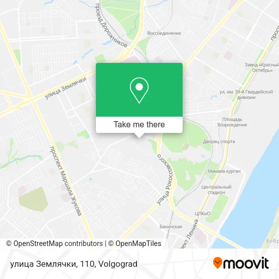 улица Землячки, 110 map