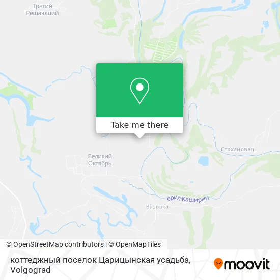 коттеджный поселок Царицынская усадьба map