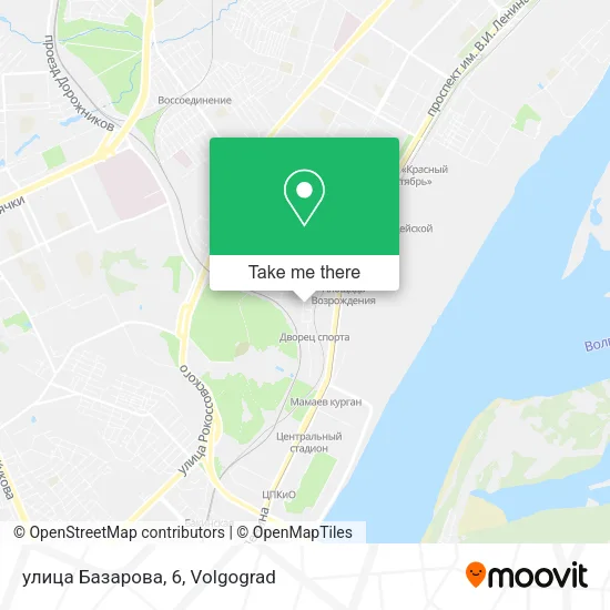улица Базарова, 6 map