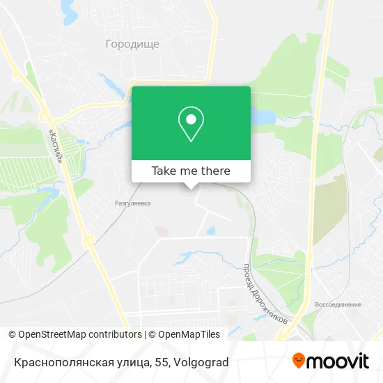 Краснополянская улица, 55 map