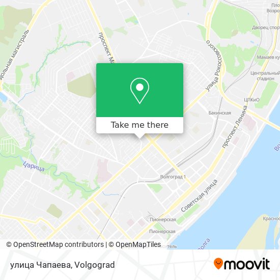 улица Чапаева map
