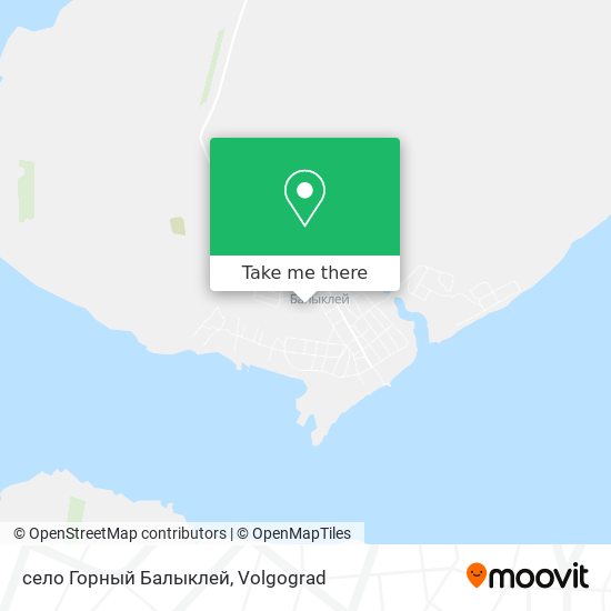 село Горный Балыклей map