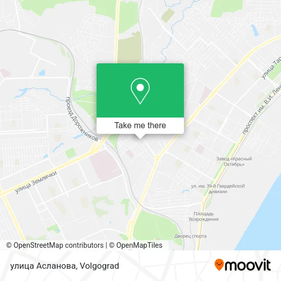 улица Асланова map