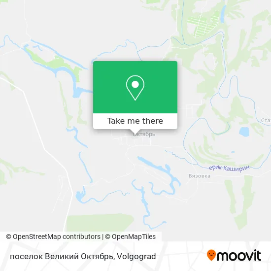 поселок Великий Октябрь map