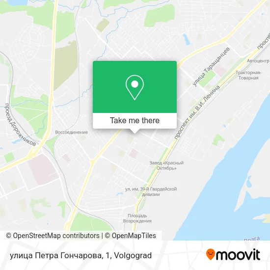 улица Петра Гончарова, 1 map