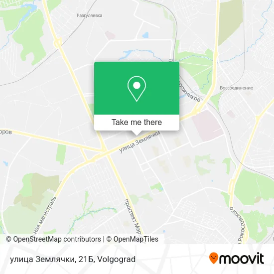 улица Землячки, 21Б map