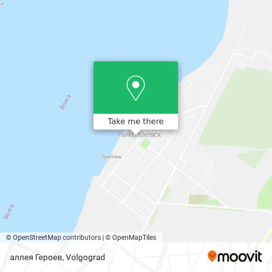 аллея Героев map