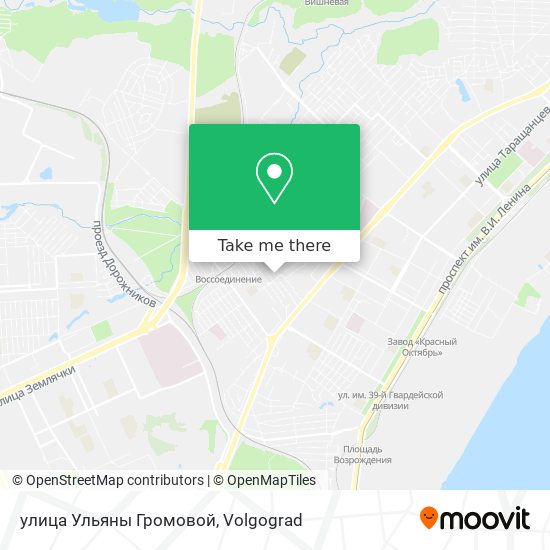 улица Ульяны Громовой map