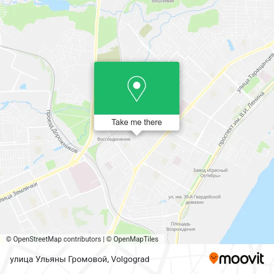 улица Ульяны Громовой map