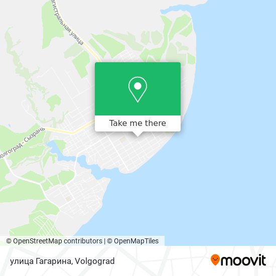 улица Гагарина map