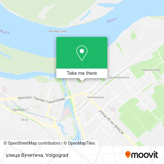 улица Вучетича map