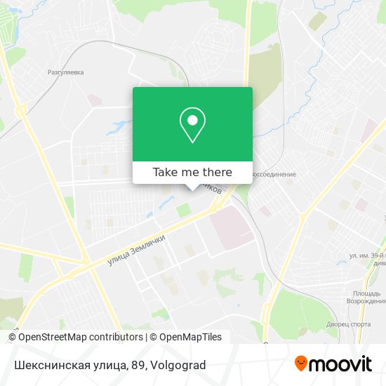 Шекснинская улица, 89 map