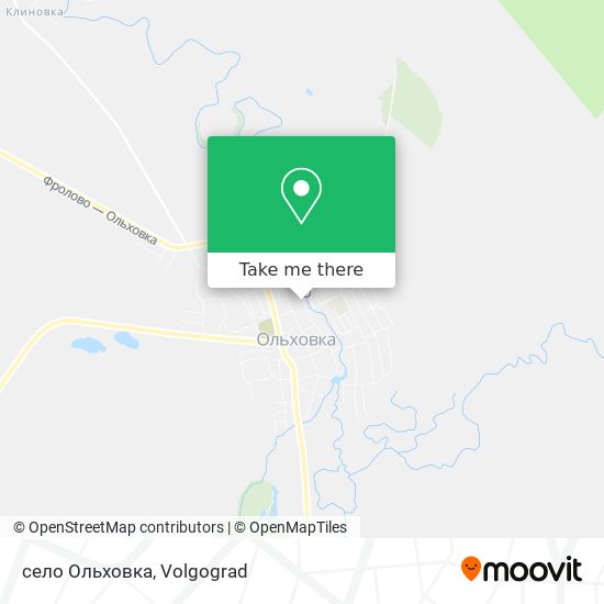 село Ольховка map