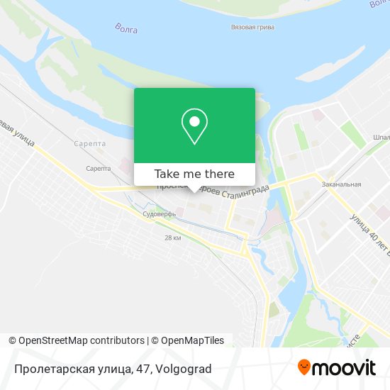 Пролетарская улица, 47 map