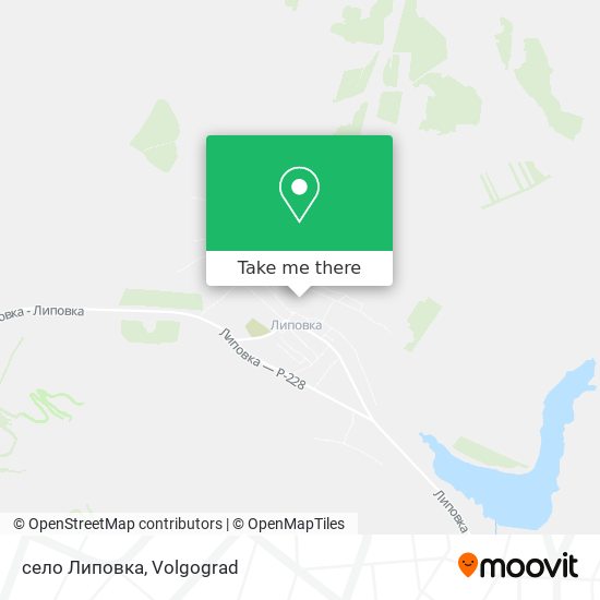 село Липовка map