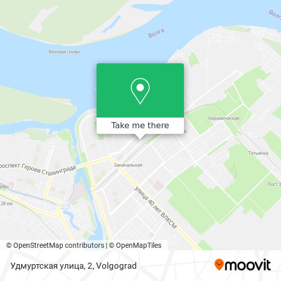 Удмуртская улица, 2 map
