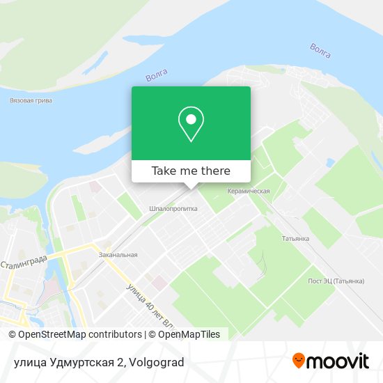 улица Удмуртская 2 map