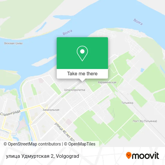 улица Удмуртская 2 map