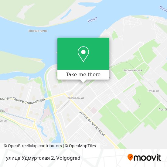 улица Удмуртская 2 map