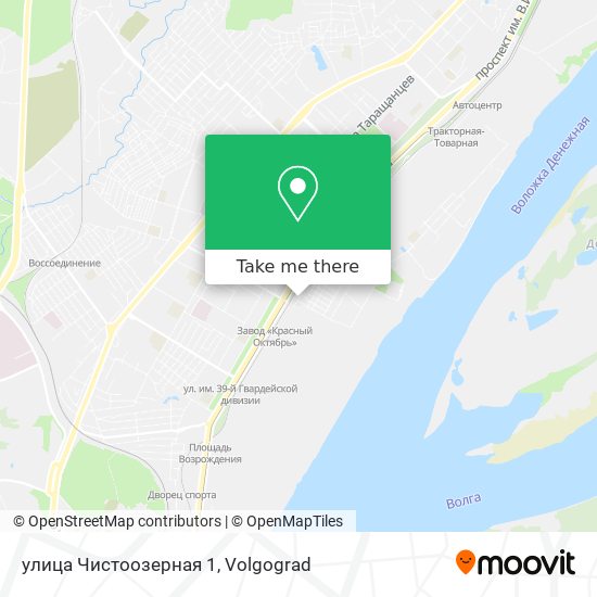 улица Чистоозерная 1 map