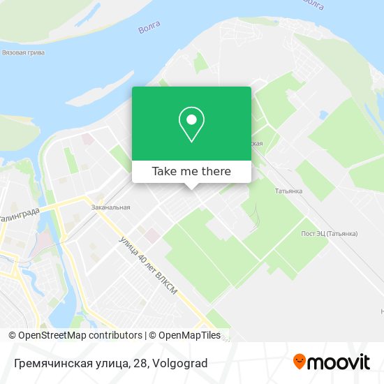 Гремячинская улица, 28 map