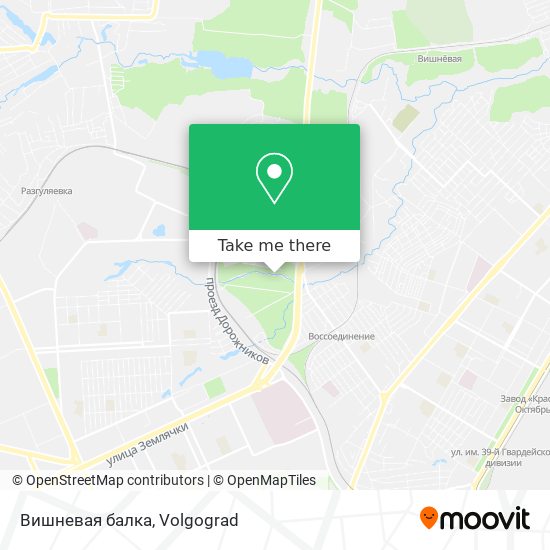 Вишневая балка map