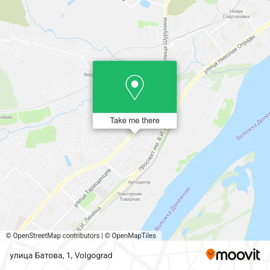 улица Батова, 1 map