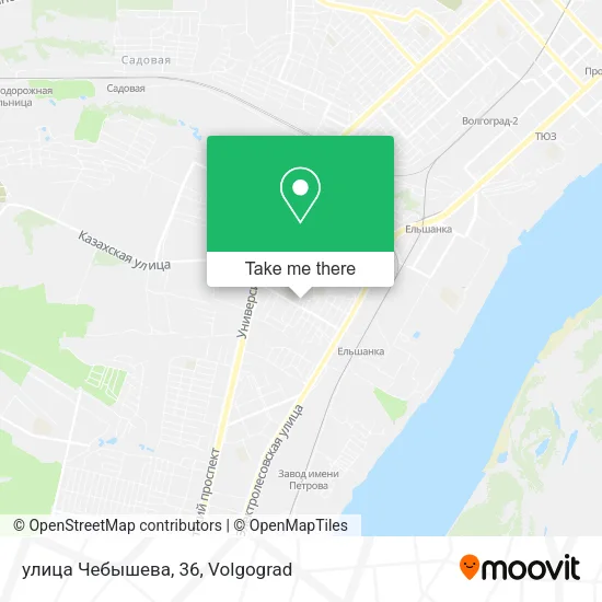 улица Чебышева, 36 map